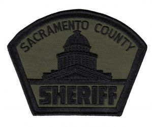 Sacramento County Sheriff Office's Shoulder Patch, Subdued
